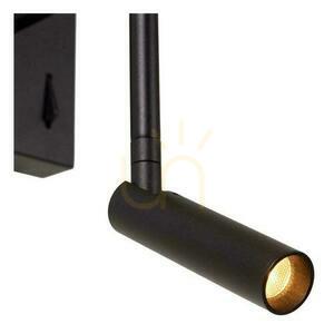 Lucide Finan Black LED Wall Light 2-Light Modern Aluminum small 4