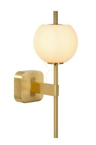 Check Lucide ELDA Golden Retro Bathroom Wall Lamp IP44 G9