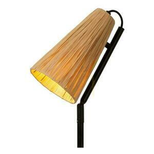 Lucide Bensen Japandi Floor Lamp Wood Rattan 152 cm small 1