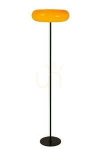 Lucide Sentino Orange Floor Lamp with Black Base 3×G9 150 cm 10725/01/53 small 0