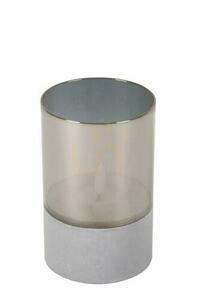 Lucide VELAS Gray Glass LED Table Lamp 25 cm small 5
