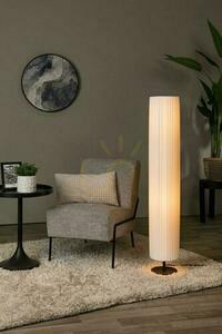 Lucide FOLD White Japandi Floor Lamp, 2-Light Fabric Metal E27 small 1