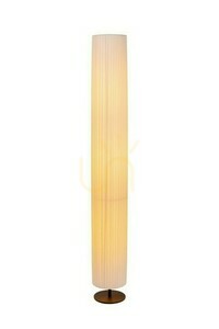 Lucide FOLD White Japandi Fabric Metal Floor Lamp 160 cm small 0