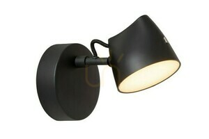 Lucide MILNE Black LED Wall Lamp small 0