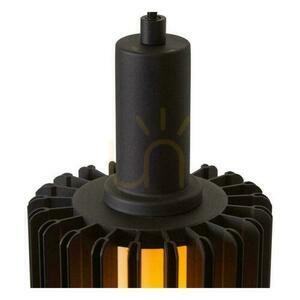 Lucide Lambres Black 3-Light Pendant Lamp Aluminum Modern small 3