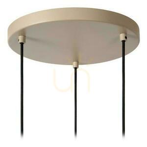 Lucide Lambres 3-Light E27 Taupe Aluminium Pendant Lamp 40 cm small 4