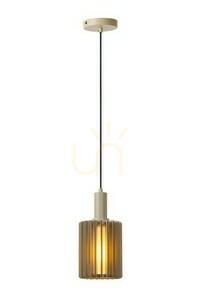 Lucide Lambres Grey Aluminum Pendant Light 15 cm E27 small 0