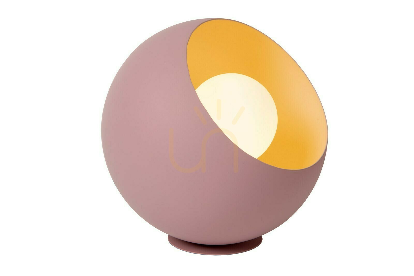 Lucide Doredos Pink Metal Table Lamp 20 cm E27 Modern