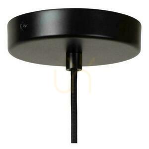 Lucide Rollo Japandi Felt Glass Pendant Light 40 cm small 4