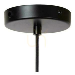 Lucide Rollo Japandi Felt Glass Pendant Light 40 cm small 5