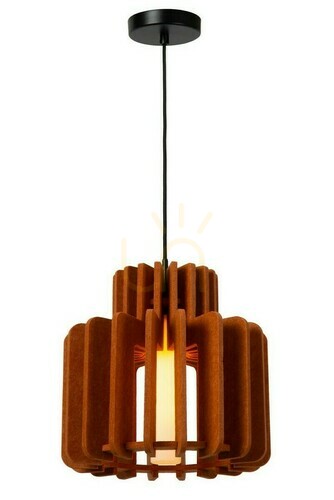 Check Lucide Rollo Japandi Felt Glass Pendant Light 40 cm