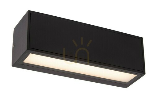 Check Outdoor Wall Lamp Lucide SUTTON Black Aluminum LED IP65 Modern