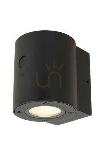 Check Lucide Perth Black LED Outdoor Wall Lamp with Motion Sensor