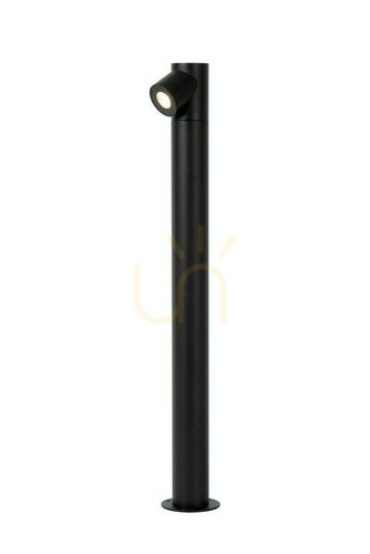 Check Lucide IBAMBA LED Outdoor Post Light Black Aluminium 60 cm