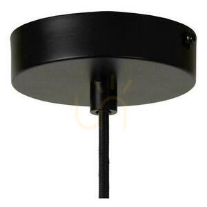 Lucide Hannelore Black Metal Pendant Light 30 cm small 4