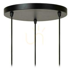Lucide ALMELO Black Gold 3-Light Pendant Lamp small 4