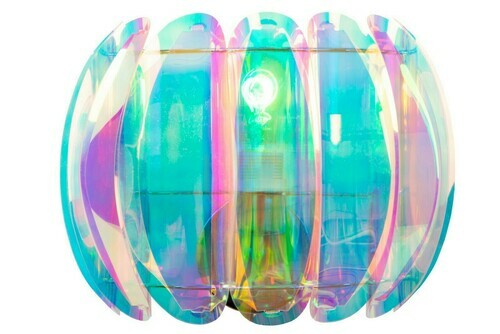 Check Lucide GLINSTAR multicolour PVC wall light 1xE27 30 cm