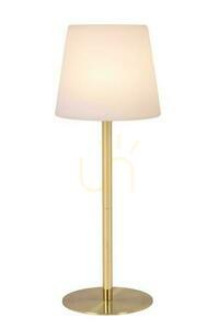Lucide TYON Rechargeable Outdoor Table Lamp LED Gold IP65 41 cm small 0