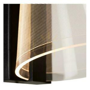 Lucide Korgis Black Acrylic LED Bathroom Wall Light IP44 10 W 04213/10/30 small 2