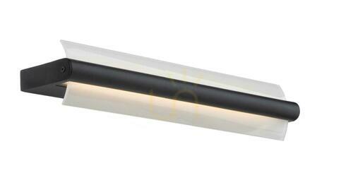 Check Lucide WANDA Black LED Bathroom Wall Light 60 cm IP44