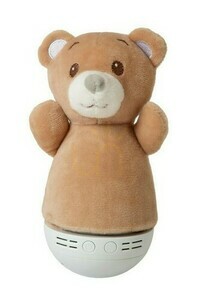 Children’s Night Lamp Lucide Dolly Brown Plastic Modern 16 cm small 0