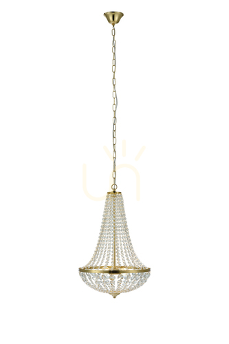 Check Pendant Light Markslojd Granso 106119 2-Light Transparent Crystal 40 cm