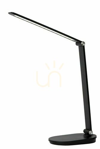 Check Lucide ALDWIN LED Desk Lamp Black Dimmable Touch 24610/08/30