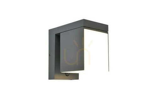 Check Outdoor Wall Lamp Lutec PRIMA HYBRID LED Grey Aluminum IP54 6993801118