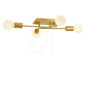 Lucide LESTER gold vintage metal ceiling light 4x E27 21118/04/02 small 4