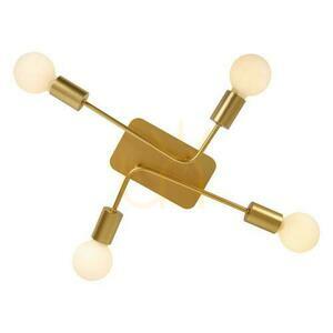 Lucide LESTER gold vintage metal ceiling light 4x E27 21118/04/02 small 5