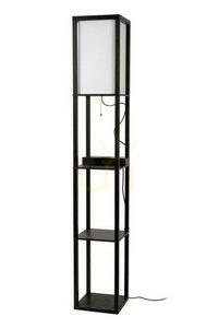 Lucide MENNO Black Japandi Floor Lamp E27 162.7 cm 44799/81/30 small 1
