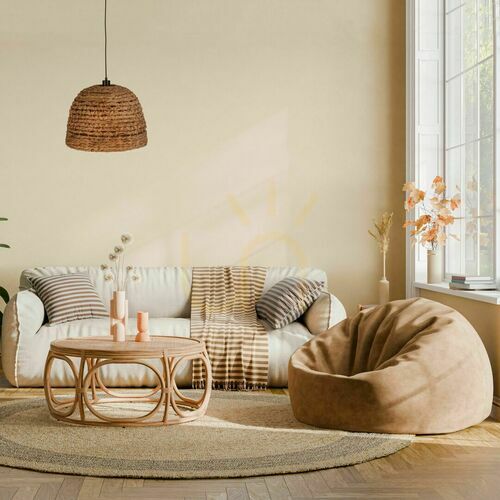 Check Claudette Water Hyacinth EKO BOHO Pendant Lamp.
