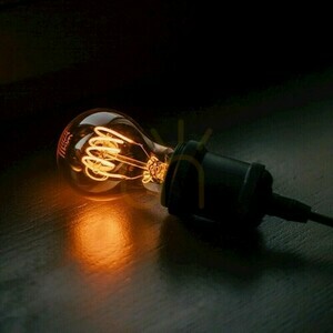 LED Filament E27 A60 4W 230V 2000K 250lm SF smoked bulb small 1