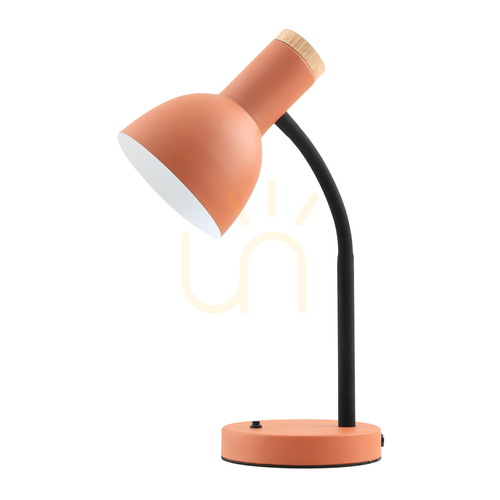 Check Desk Lamp Italux Senza Orange Wood E27 36 cm TB-37263A-OG
