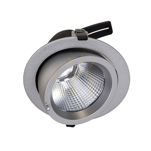 Check Italux LED Recessed Ceiling Luminaire Silver 32W 3000K IP20 DW-305/SV-WW/20
