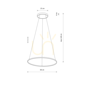 CIRCOLO LED Pendant Lamp M 11403 Nowodvorski small 5
