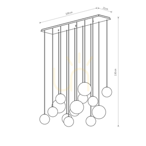 SNOWBALL XIV Pendant Lamp 11408 Nowodvorski small 4