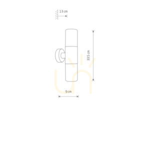 IDA outdoor wall lamp 11372 Nowodvorski small 4