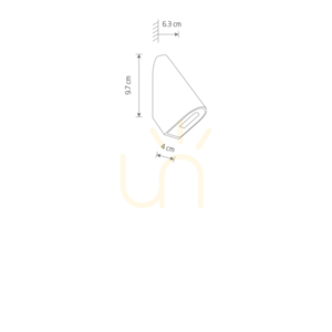 CLINE LED outdoor wall lamp 11377 Nowodvorski small 5