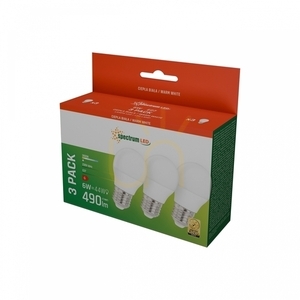 Led Ball E 27 230 V 6 Ww Spectrum 3 Pack small 0