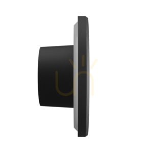 Piatta 9 W Cct 230 V Ip44 120x47 Mm Black Round Facade. small 2