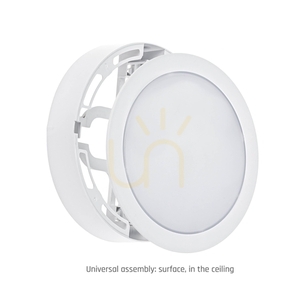 Algine Eco 2w1 Surface Mounted Downlight 12 W Nw 230 V 110st Ip20 Ik06 170x35mm White Round small 8