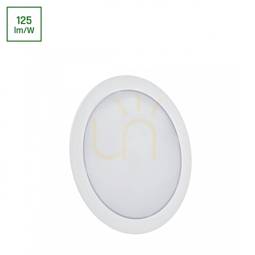 Check Algine Eco 2w1 Surface Mounted Downlight 12 W Nw 230 V 110st Ip20 Ik06 170x35mm White Round