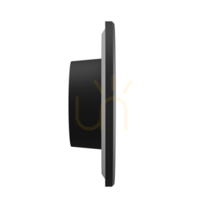 Piatta 12 W Cct 230 V Ip44 180x47 Mm Black Round Facade. small 2