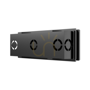 Encanta 6 W Cct 230 V Ip54 230x84x52 Mm Black Flush Mounted Facade. small 3