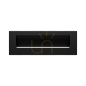 Encanta Asymmetric 6 W Cct 230 V Ip54 230x84x52 Mm Black Flush Mounted Facade. small 1