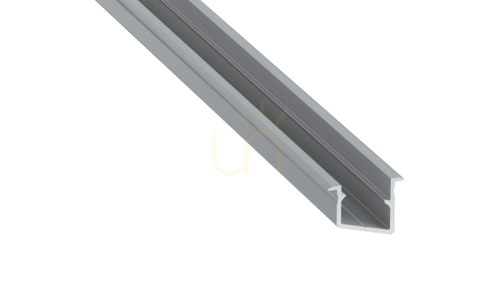 Check LUMINES LED profile type V silver anodized 2 m