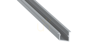 LUMINES LED profile type V silver anodized 2 m small 0