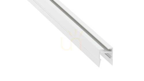 Check LED profile LUMINES type Slimo white lacquered 2 m