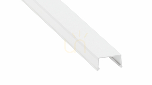 Check LED profile LUMINES type Fixo white lacquered 1 m